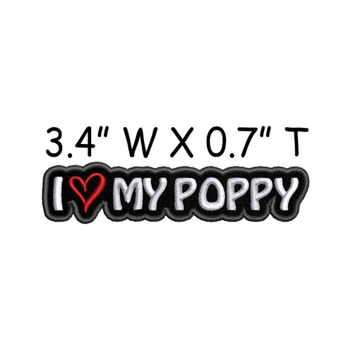 Love poppy patch - i,