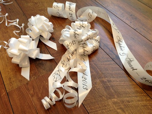 Personalised wedding car - personalised,