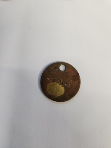 Military brass token - ,
