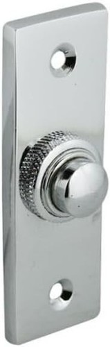 Door bell push - bell, polished