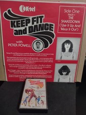 PETER POWELL Keep Fit & Dance Exercise. Cassette 1982 Disco Aerobics With Chart.