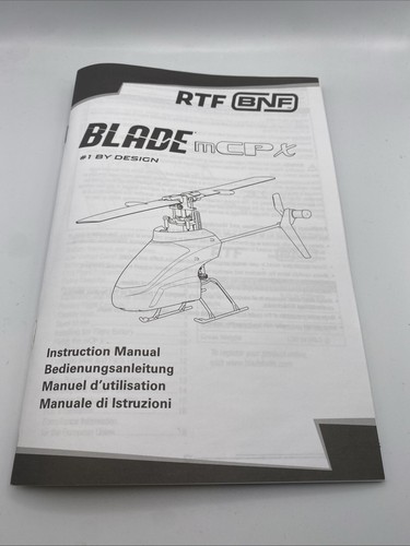 Blade mcpx manual - mcpx,