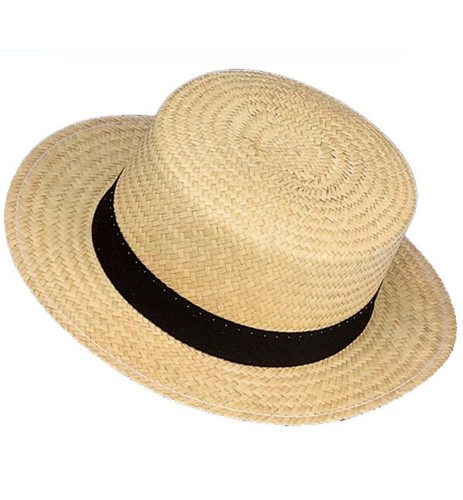 Chevalier straw boater adult - boater,