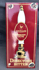 Courage Directors Bitter enamel sign 15.2 " x 7" pub cask