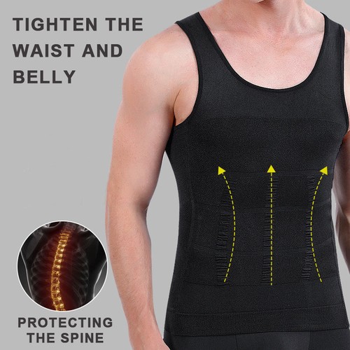 Men slimming body tank - body,