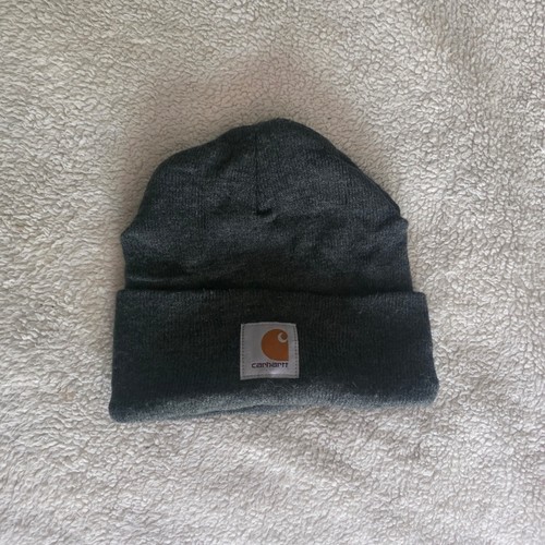 Carhartt dark gray beanie - dark, osfa