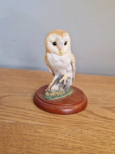 Barn owl figurine border fine - figurine-,