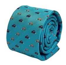slim light blue mens tie