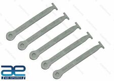 5 x John Bull B Embossed Rubber Cable Ties Grey Fits for Triumph AJS BSA GEc