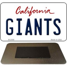 Giants California State Novelty Magnet Fridge Refrigerator Home Kitchen & Car