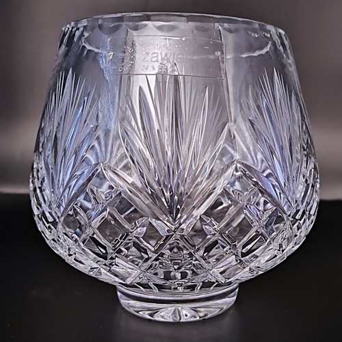 Cut glass footed - glass, bowl