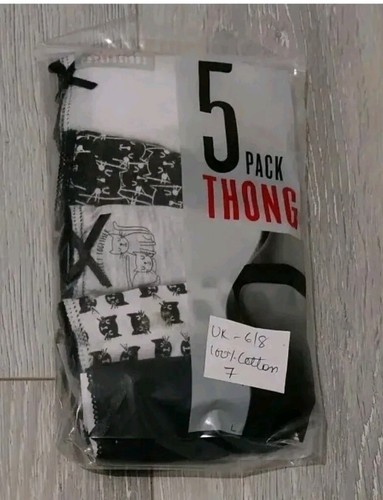 Primark ladies 5pk thongs - primark,