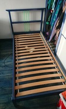 Ikea Single European Bed Frame Long Blue Green Seahawks 90 x 200 Sultan Lien 