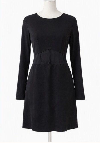 Zara black long sleeve - black, mini
