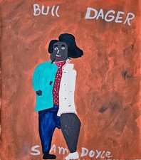 Sam Doyle Signed Folk Art