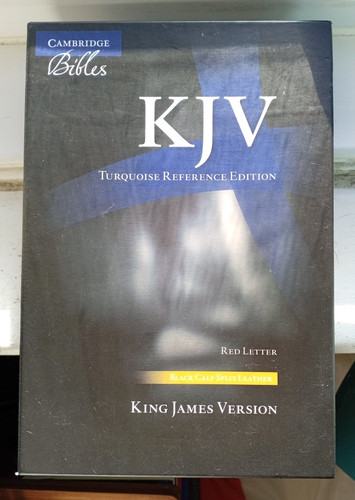 Kjv turquoise reference bible - turquoise,