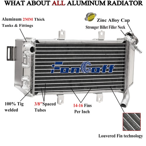 Row aluminium radiator - radiator, for