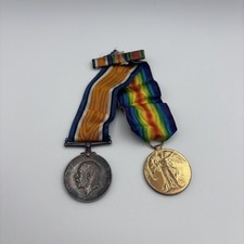 WWI Medal Pair, British War &
