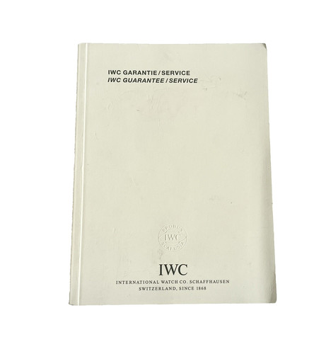 Iwc watch guarantee service - iwc,