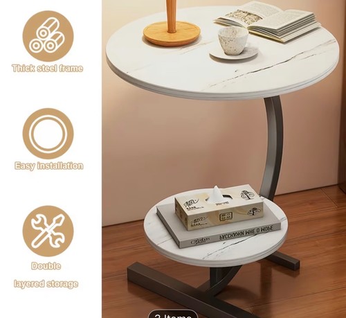 Tier side table - 2-tier,