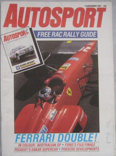 Autosport magazine november - magazine, 19