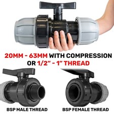 Mdpe compression valve water - compression,