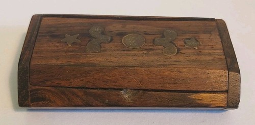 Antique wooden snuff box - antique,