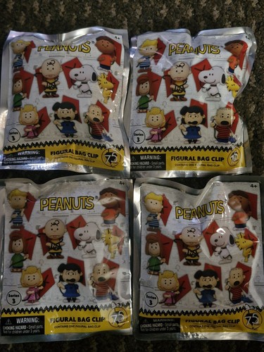 New figural bag clip peanuts - new,