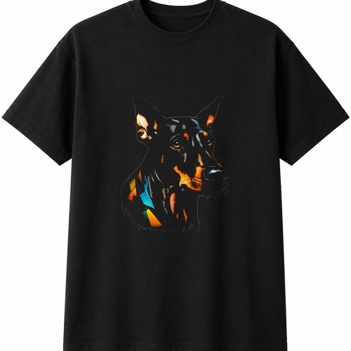 Doberman tattoo dog lover - lover, mens
