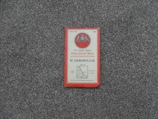 1940's One Inch OS map - Scarborough, on cloth.