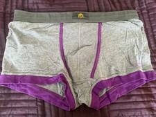 BNWOT  WILLIAM HUNT  Deluxe Collection  Boxer Trunks Steel Grey XL 36 - 38