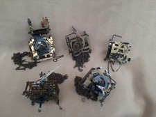X 5 VINTAGE CUCKOO CLOCK MOVEMENTS FOR SPARES OR REPAIR