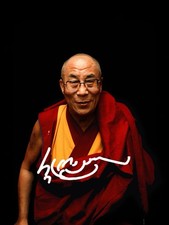 Dalai Lama Signed Autograph