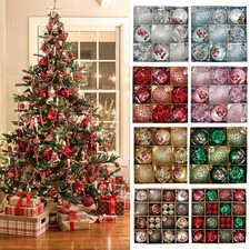 44Pcs Large Christmas Baubles