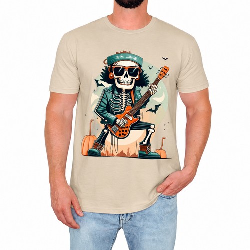 Skeleton guitar mens - guitar,