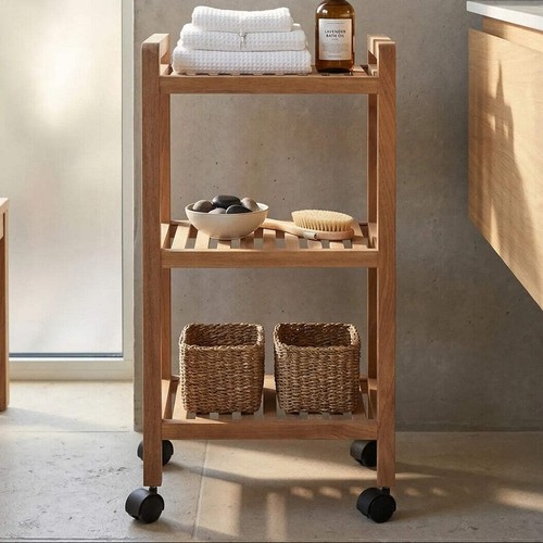 Tier walnut wood bathroom - tier,