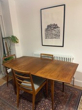 McIntosh Dunvegan Teak Extending Dining Table 1960s MCM Vintage Retro
