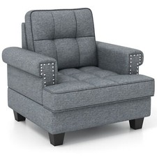 Modern Accent Armchair Tufted