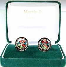 1962 Sixpence cufflinks from