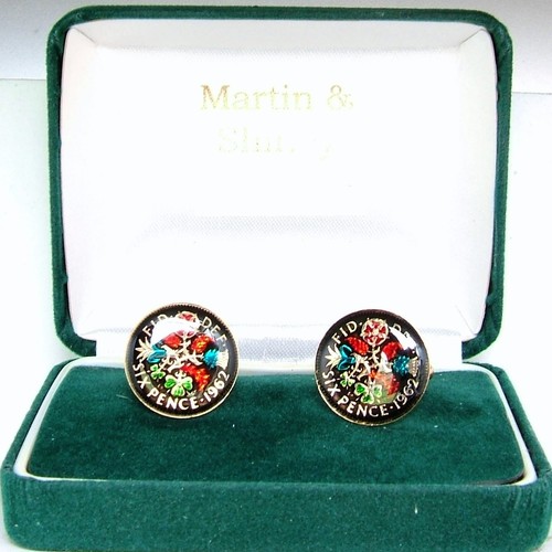 1962 sixpence cufflinks from - sixpence,