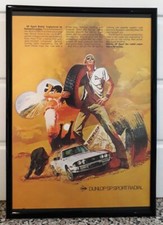 Framed original Classic Car Ad