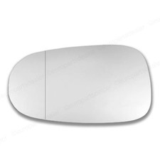 Left side Wing door mirror glass for Nissan Almera 2000-2006 stick on Wide Angle