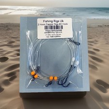 20 X 2 Hook Sea Fishing Flapper Bass Rigs Mega Pack Made In Devon