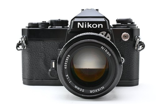 Exc nikon fe black slr - nikon,