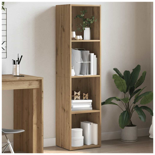 Bookcase artisan oak 36x30x143 - bookcase,