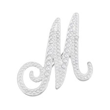 Letter Brooch Pins, Pearl