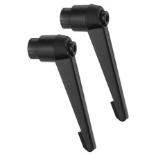 2Pcs Clamping Lever Handles, M12 Female Thread Knobs Handle, Black