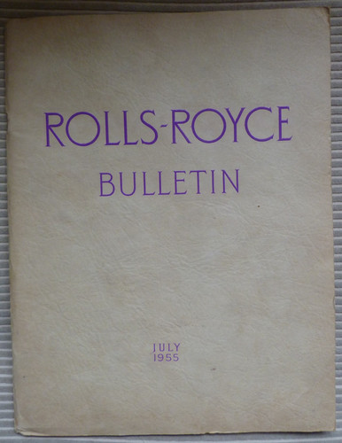 Rolls royce bulletin july 1955 - rolls-royce,