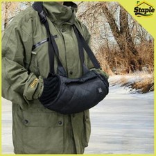 Electric Heated Hand Warmer Muff Camping Cold Weather Thermal Glove Waist Bag