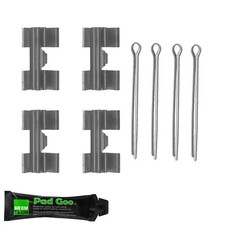 FRONT BRAKE PAD FITTING KIT SHIM FIT: FORD TRANSIT MK2 MK3 76-91 4 POT BPF0969A